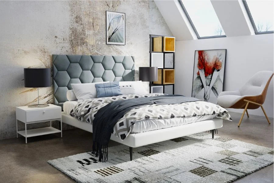 Wandpolster Hexagon - Stoff Gemma