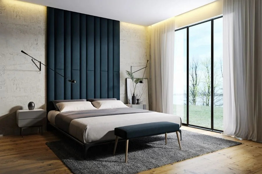 Wandpolster Long - Stoff Riviera