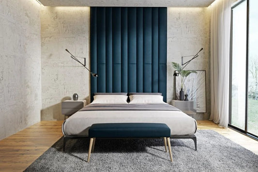 Wandpolster Long - Stoff Riviera