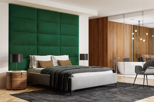 Wandpolster Rechteck 30 x 60 cm Matt Velvet