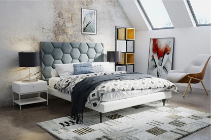 Wandpolster Hexagon - Stoff Gemma